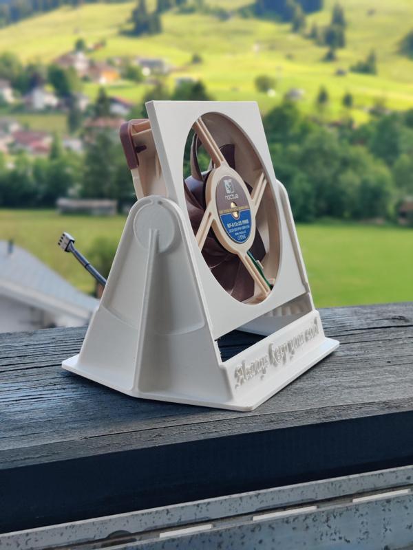 Adjustable Perfect Desktop Fan Stand (for 120 and 140mm fans)