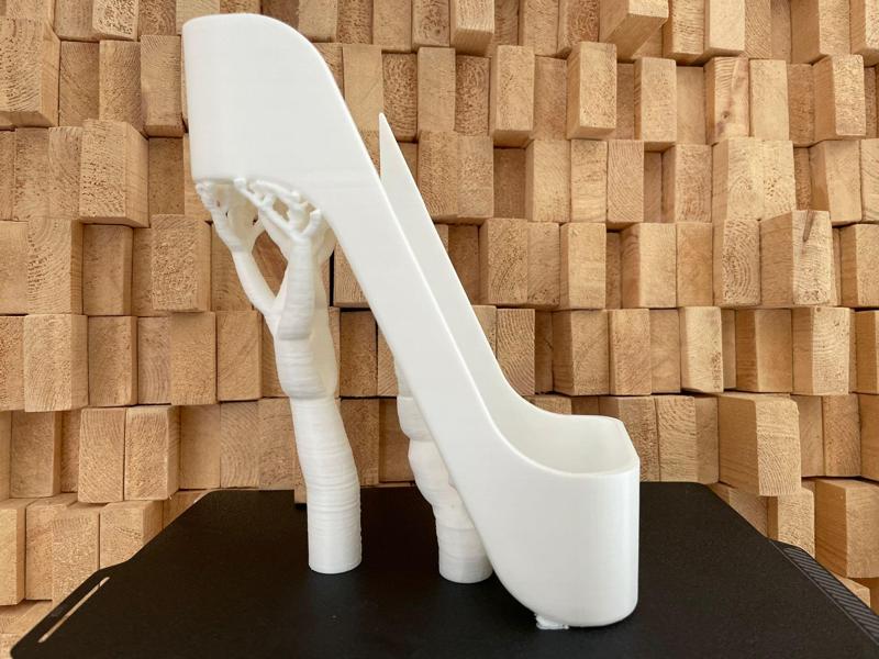 P1P garbage slide organic support