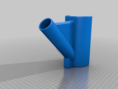 Flag holder mount for rainpipe