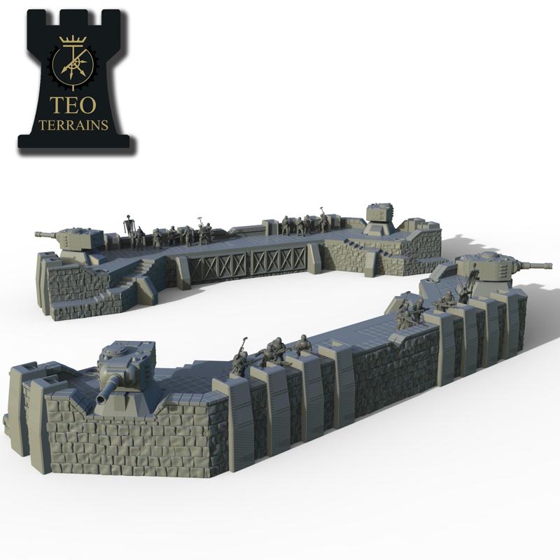 TEO Terrains - Castellum Fortified Walls