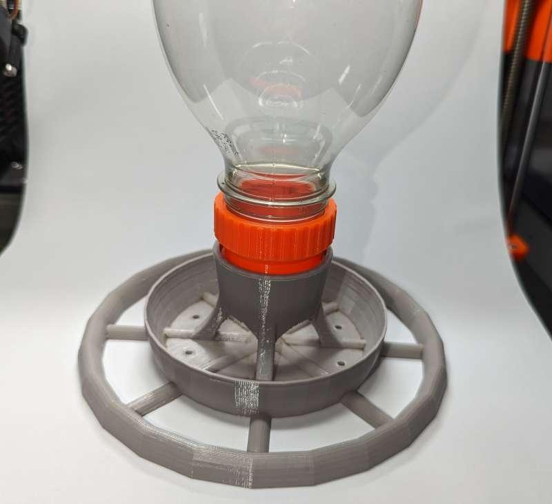 38mm thread adapter for PET bottles