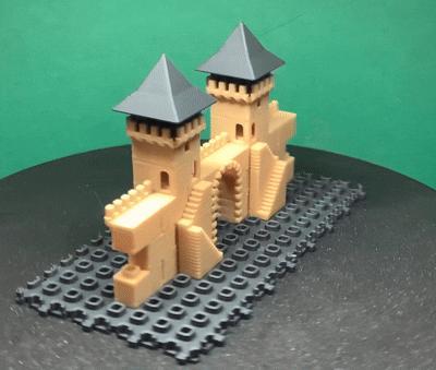 Mini city: city walls gate