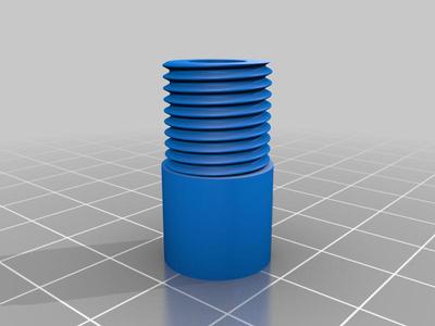 Paasche Airbrush hose adapter (1/8-1/4 bsp thread)
