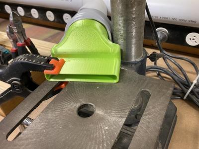 Dust extraction nozzle