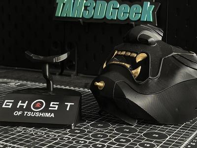 Ghost of Tsushima Ghost Mask and Stand 