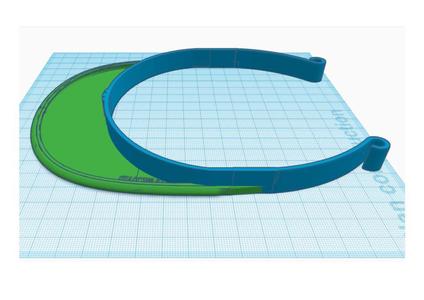 #RESISTANCECOVID RC4 - covid coronavirus Prusa Protective Face Shield - RC1 RC2 RC3 RC3.1 - NO ELASTIC - NO HOLE - !!!41min!!! TO PRINT 145x145x5 MODEL