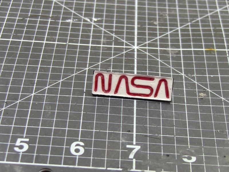 NASA enamel pin