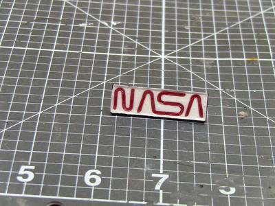 NASA enamel pin
