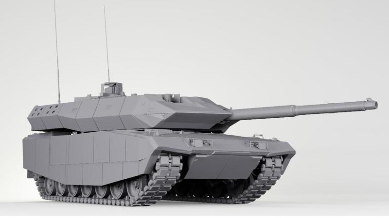 Leopard 2A7 ESPACE with 130mm gun