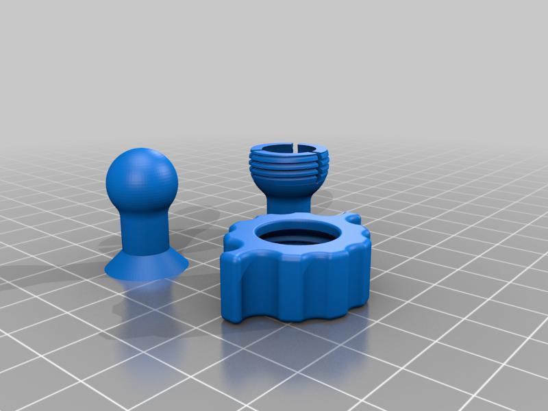 Locking Ball Joint with floor support ribs