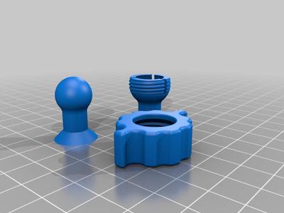 Locking Ball Joint with floor support ribs
