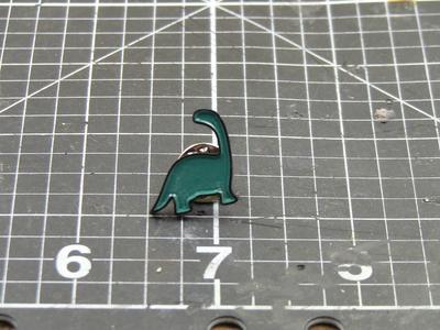 Dino enamel pin