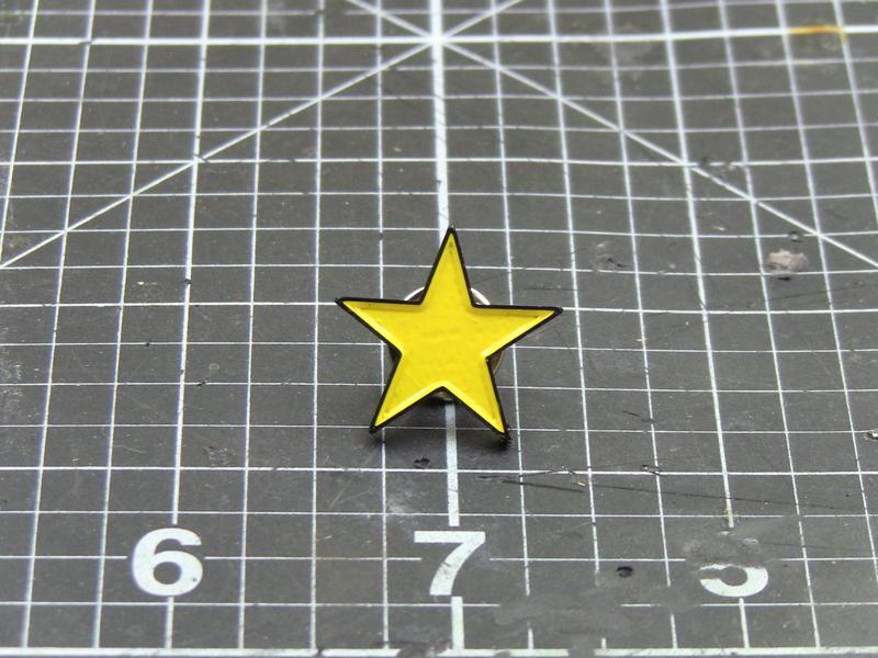 Star enamel pin