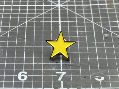 Star enamel pin
