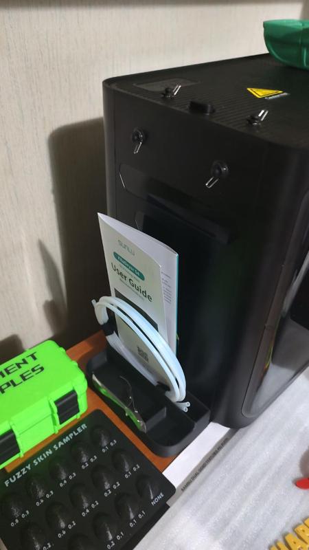 Sunlu S4 dryer sideway accessory open box - Porta accessori laterale per essiccatore Sunlu S4