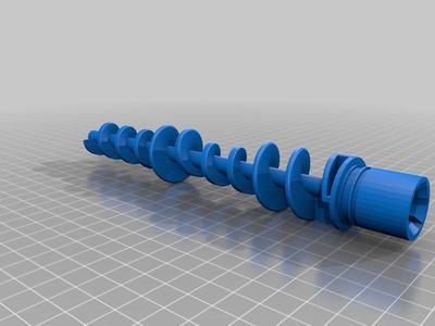 Powder dispenser spiral kit for car wash