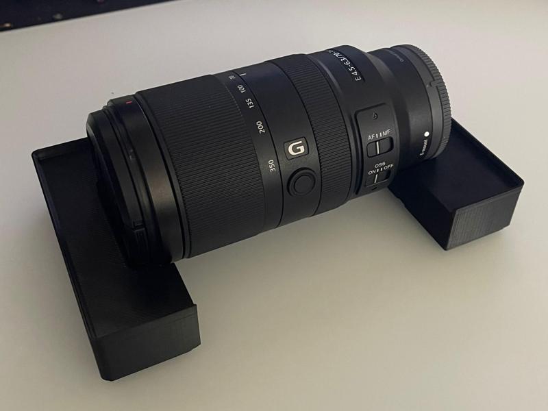 Sony E-Mount 70–350mm Lens Holder for Gridfinity