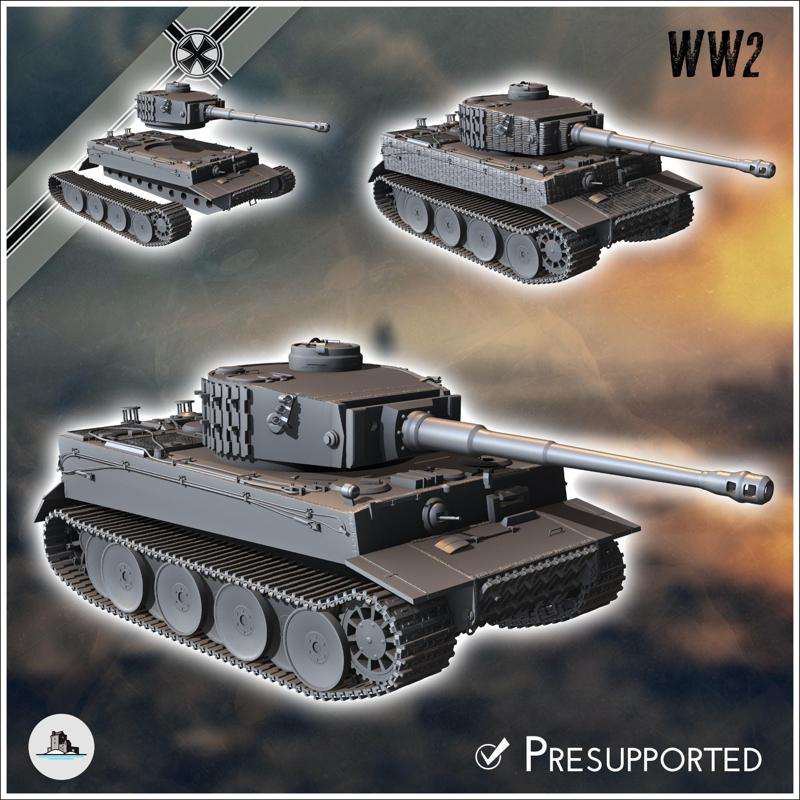 Panzer VI Tiger Ausf. E 1942 (early) - Germany Eastern Western Front Normandy Stalingrad Berlin Bulge WWII