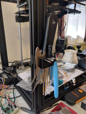Ender 5 Tool Holder - With Tweezers Holder