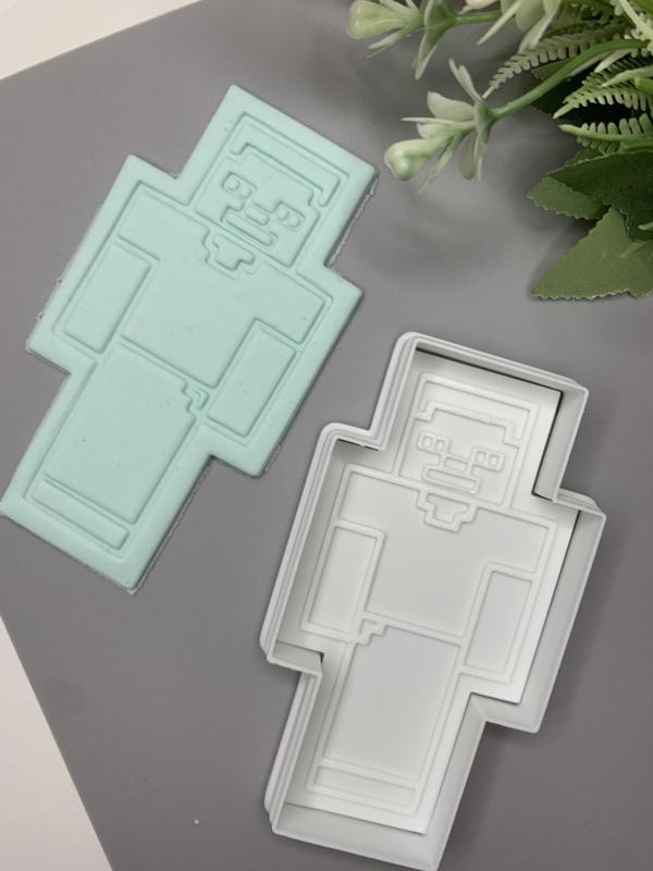 Minecraft Cookie Cutter & Embosser