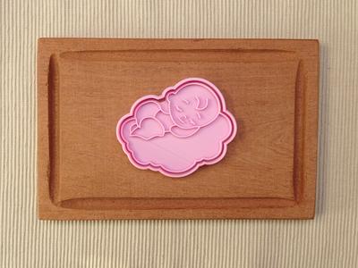 cookie cutter cutters baby sleeping cloud