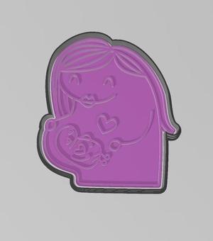 cookie cutter flork mama baby