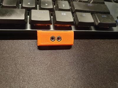 S1 bed cable refief - bottom part with M3 nuts