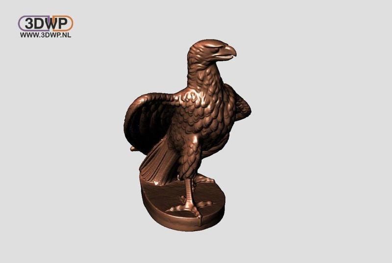Striding Eagle Sculpture