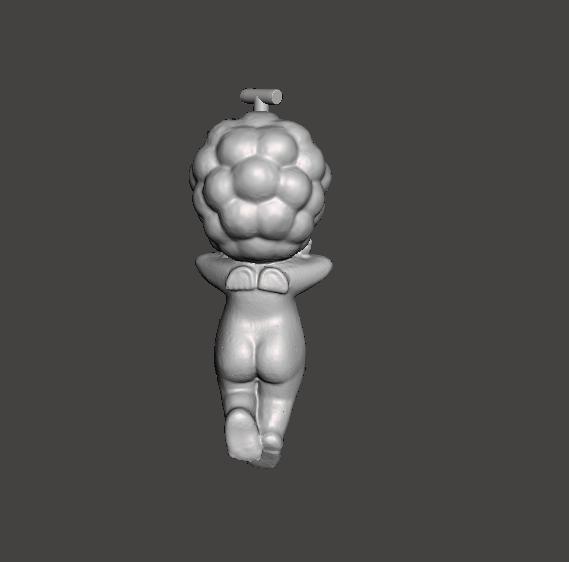 figure of baby sonny angel blackberry fruit head mobile phone decoration
