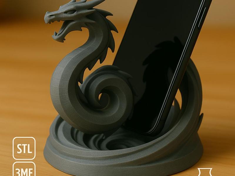 Cool Phone Holder – Ideal for Desk or Nightstand