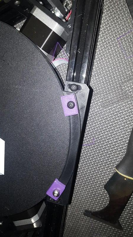 AnyCubic Delta  linear Plus. Glass plate mount 240mm