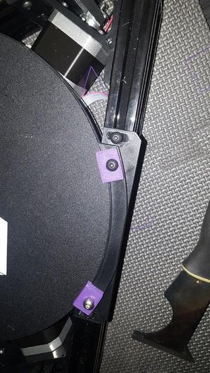 AnyCubic Delta  linear Plus. Glass plate mount 240mm