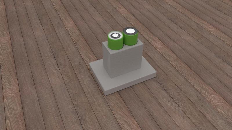 18650 Battery welding holder 2 batteries