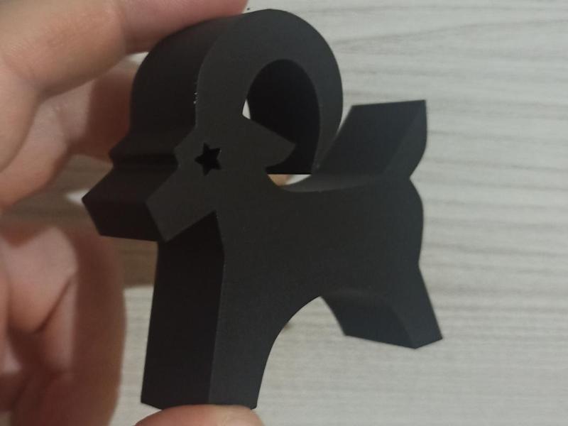 Decorative Black Goat