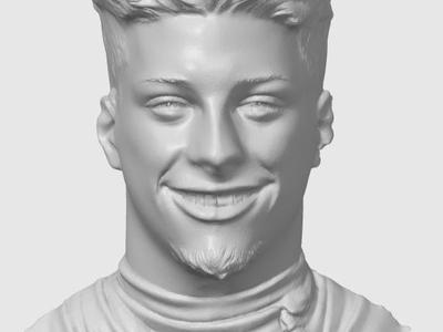 Bust of Patrick Mahomes - Without base