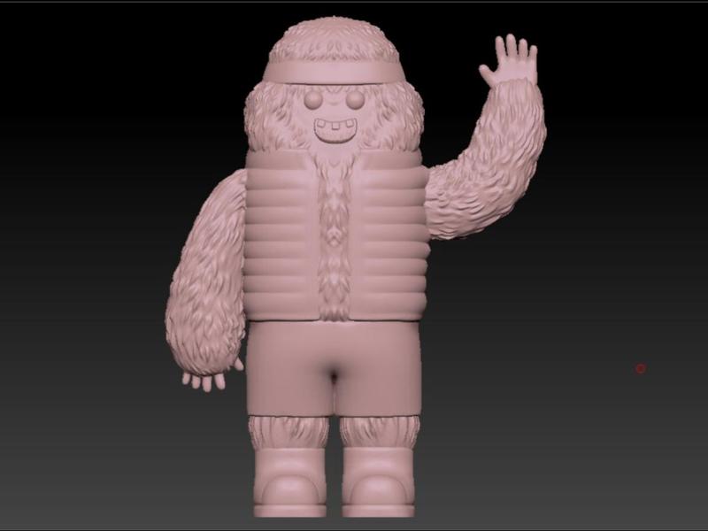 Rivian mascot Gary Waiving