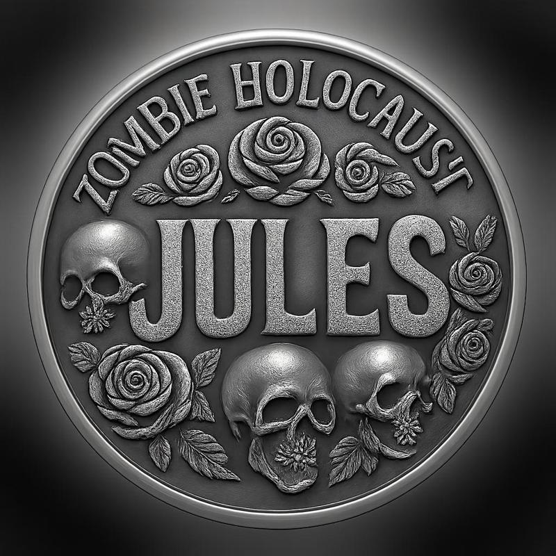 JULES HOLOCAUST ZOMBIE Z BULLION COIN DOUBLE SIDED