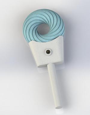 BASE Rodin Coil Torus .STL 100mm. x 35mm. Diameter | iToroid Vortex Wave Field Generator | Digital Geometry Shell • Coil Not Included