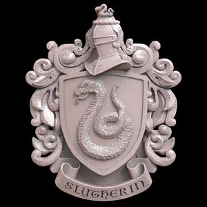 3D Model STL File for CNC Router Laser & 3D Printer Harry Potter Slytherin