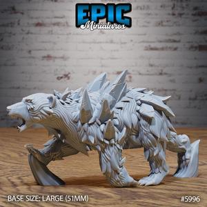 Magical Frost Bear Run / Arctic Wild Animal / Snow Creature / Ice Monster / White Sea Beast / Winter Polar Encounter