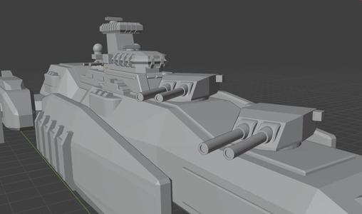 Spaceship Heavy Cruiser Agincourt / Crecy