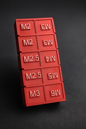 Box with M-branded lids (M2,M2.5,M3,M4,M5,M6)