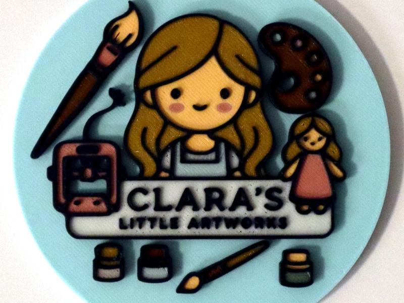 Clara's Little Artworks Logo