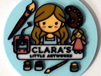 Clara's Little Artworks Logo