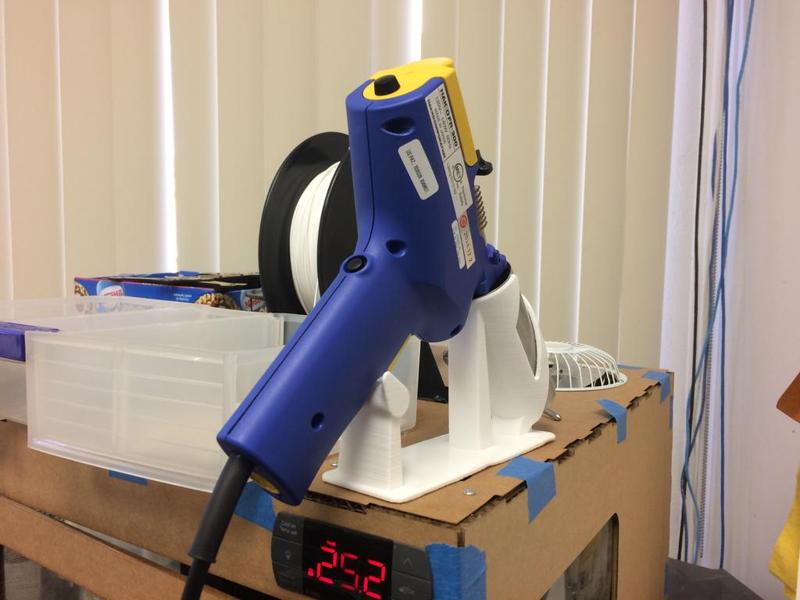 Stand for Hakko FR-300 desoldering gun