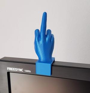 Middle finger with holder