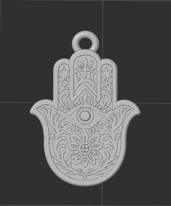 Fatima's Hand Key Chain