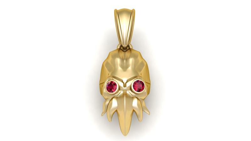 Gold Pendant Design 3D printable model