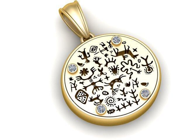 Tribal Pendant 3D printable model