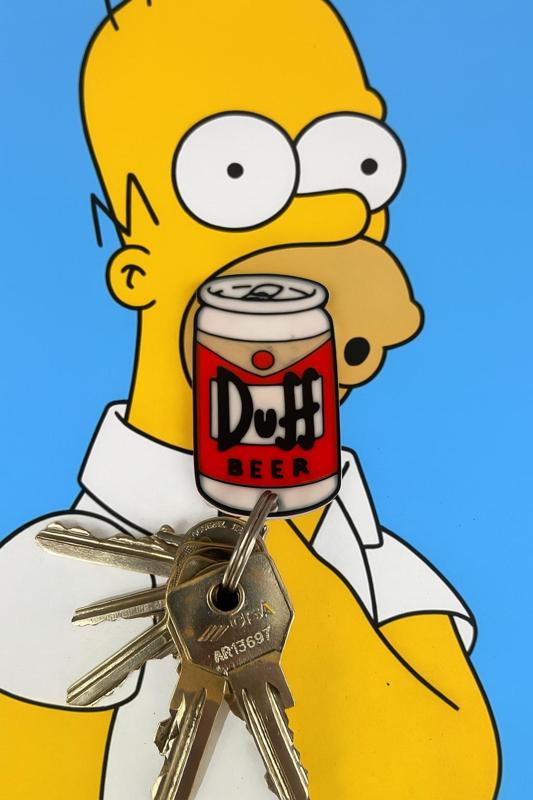 The Duff Beer keychain, HOMER SIMPSON